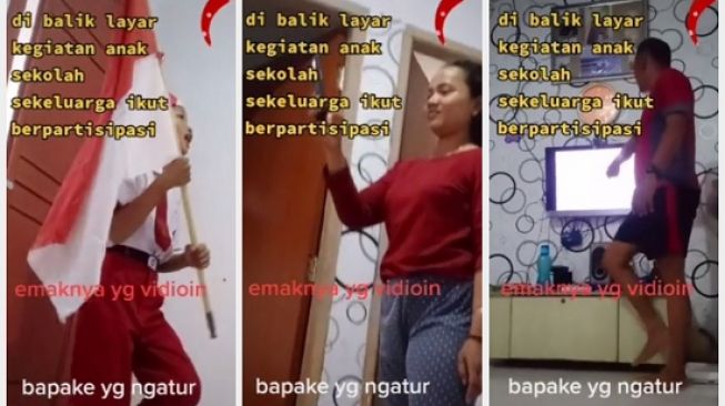 Warganet Rekam Di Balik Layar Anak Sekolah Online, Ribetnya Sekeluarga!