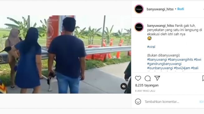 Viral Suami Jalan Bareng Selingkuhan Tepergok Istri Saat Penyekatan Jalan Tol, Panik Ga...