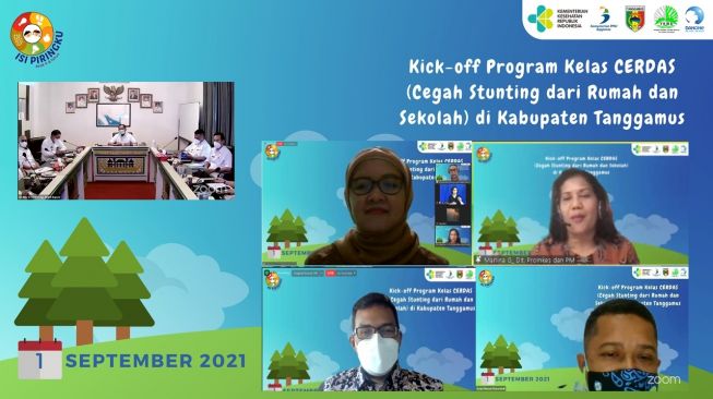 Untuk Kurangi Kasus Stunting di Tanggamus, Danone Indonesia Gelar Edukasi Isi Piringku