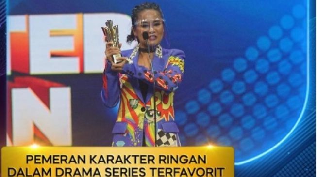 Potret pemain Ikatan Cinta di Acara Penghargaan. [Instagram/ikatancinta.mncp]