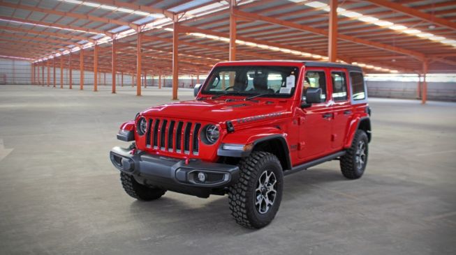 Jeep Wrangler 2021 diluncurkan di Indonesia pada 30 Agustus 2021. [Antara]