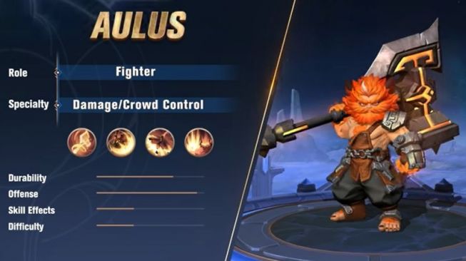 Hero baru Aulus Mobile Legends. (YouTube/ Mobile Legends Bang Bang)
