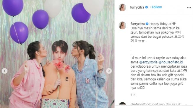 Enzy Storia dan Furry Citra (instagram.com)