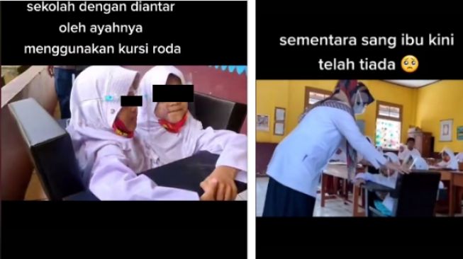 Anak Kembar Siam Sekolah Pakai Kursi Khusus, Semangatnya Bikin Air Mata Menetes