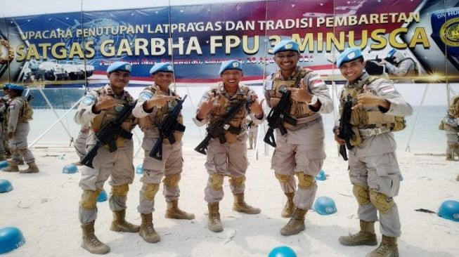 Salut! 5 Personel Polda Bali Siap Jalankan Misi PBB di Afrika Tengah