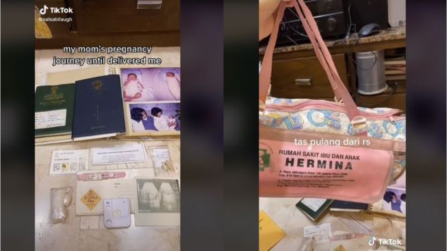 Bikin Nostalgia, Ibu Ini Simpan Barang Kenangan saat Hamil hingga Melahirkan Anak