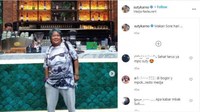 Potret Transformasi Suti Karno. [Instagram/sutykarno]