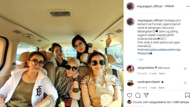 Potret Mayangsari dan teman-teman sosialita (instagram.com)