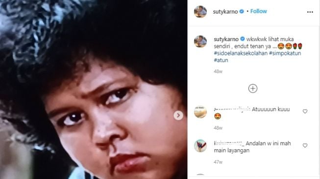 Potret Transformasi Suti Karno. [Instagram/sutykarno]