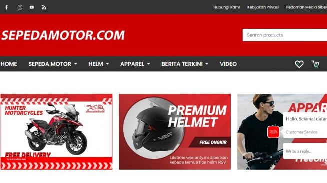 Ingin Belanja Produk Roda Dua dan Berbagai Aksesoris, Coba ke Toko Sepeda Motor