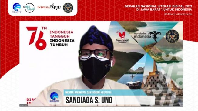 Menteri Pariwisata dan Ekonomi Kreatif, Sandiaga Uno 