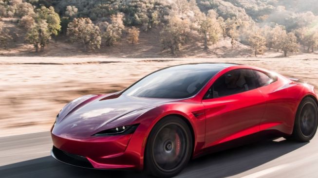 Tesla Roadster yang baru bisa dimiliki konsumen mulai 2023 [Tesla via ANTARA].