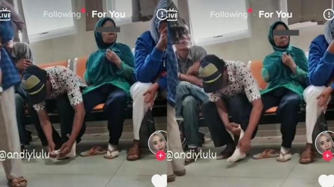 Video Romatis Pasangan Usia Senja Ini Berhasil Bikin Leleh Warganet (Dok. TikTok)