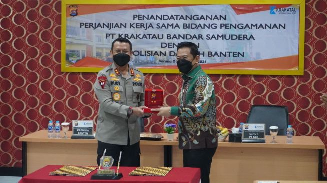 Optimalisasi Pengamanan di Pelabuhan, Krakatau International Port Gandeng Polda Banten