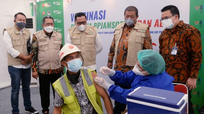 Bangkitkan Proyek Konstruksi Nasional, BPJS Ketenagakerjaan Gelar Vaksinasi Covid-19