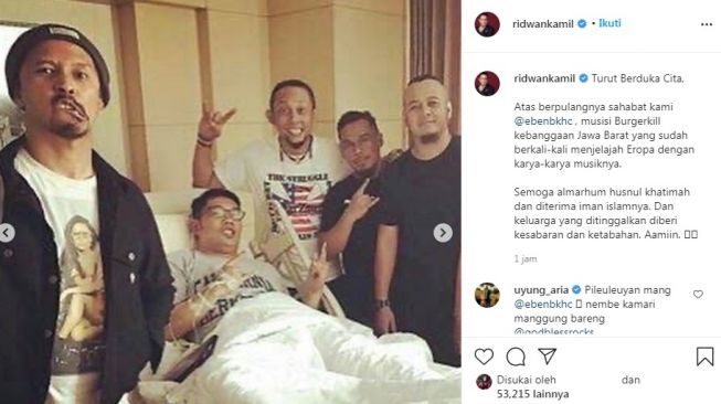 Unggahan Ridwan Kamil [Instagram/@ridwankamil]