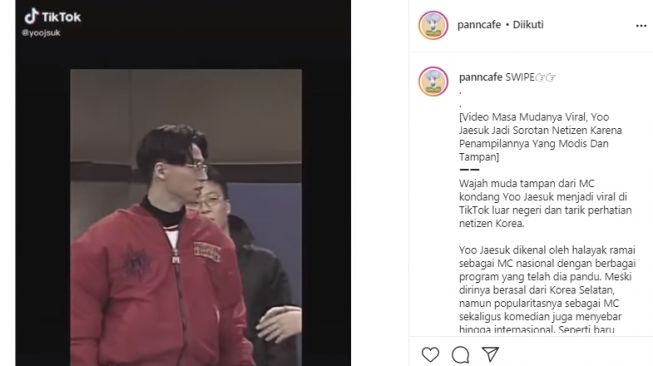 Yoo Jae Suk muda (instagram.com)