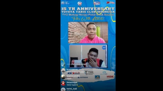 Lifter Indonesia peraih medali perak Olimpiade Tokyo 2020, Eko Yuli Irawan dalam siaran langsung [TYCI]