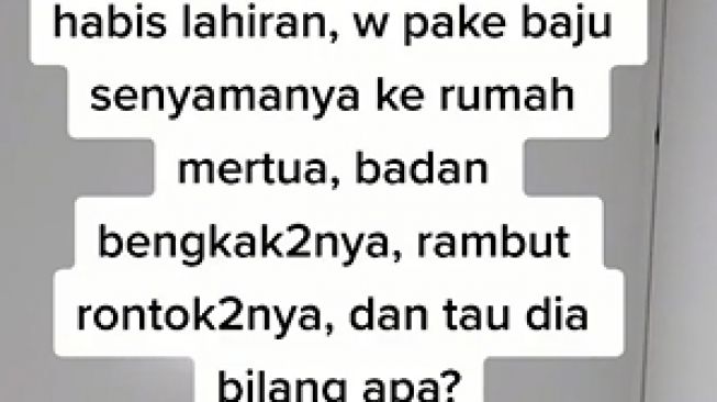 Wanita Curhat Habis Melahirkan Dapat Komentar Nyesek dari Mertua, Bikin Sakit Hati