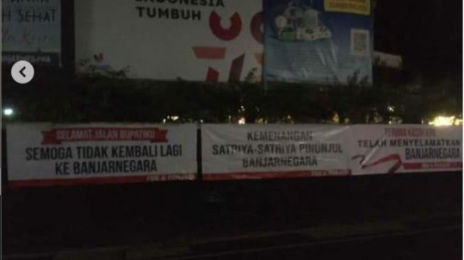 Bupati Banjarnegara Ditahan, Banner Dukungan untuk KPK Langsung Bermunculan