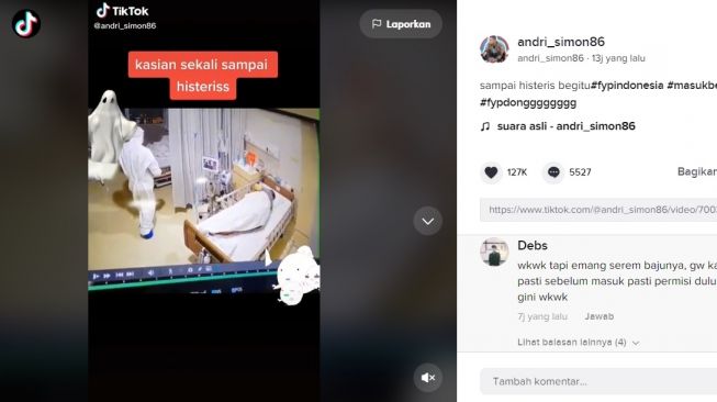 Nakes Masuk Ruang Isolasi, Pasien Malah Teriak Histeris Bikin Geger