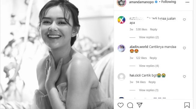 5 Foto Pemotretan Amanda Manopo Dengan Pose Kelewat Berani Dan Seksi