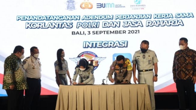 Korlantas dan Jasa Raharja Kerja Sama Program Tilang Elektronik