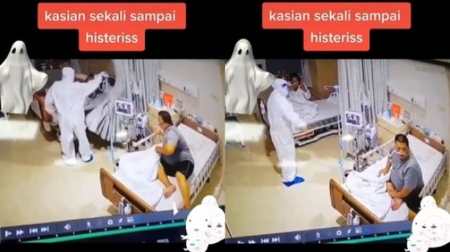 Viral Video Nakes Masuk Ruang Isolasi, Pasien Teriak Histeris Bikin Senam Jantung