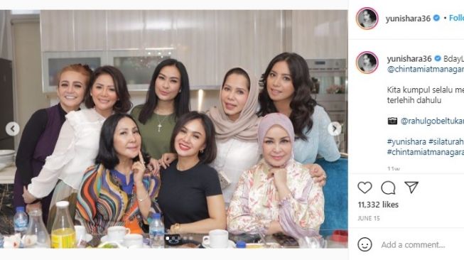 Potret Persahabatan Artis Era 90-an (Instagram/@yunishara36)