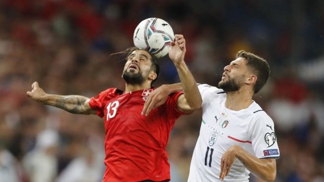 Ditahan Imbang Swiss 0-0, Italia Jaga Rekor Tak Terkalahkan