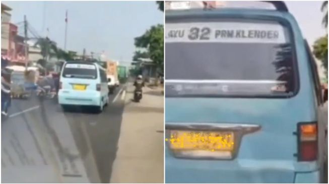 Viral Video Angkot Halangi Ambulans di Jalur Transjakarta, Warganet Geram Lihatnya