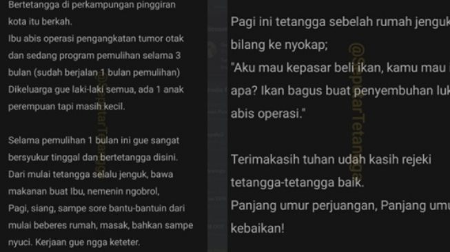 Kisah Haru Anak Rawat Ibu yang Terkena Tumor Otak: Panjang Umur Kebaikan