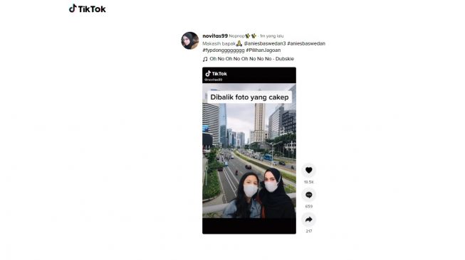 Di balik foto yang indah, yang ambilnya anti mainstream. [TikTok]