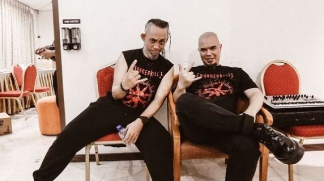 Ahmad Dhani Ketemu Eben Burgerkill, Bahas Nama Band dan Vokalis Baru