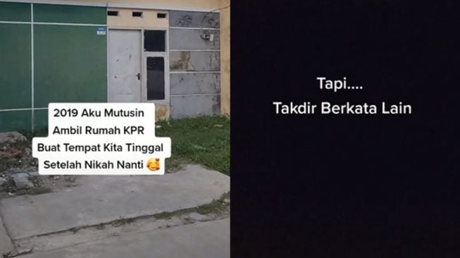 Curhat pria beli rumah untuk calon istri, endingnya malah nyesek. (Tiktok)