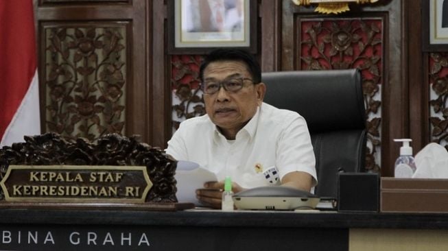 Hadiri Stranas PK 2021/2022, Moeldoko Sebut Perlu Penambahan Data Potensi Kerugian Negara