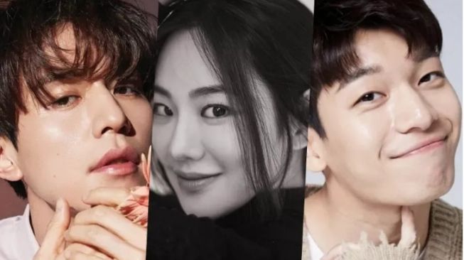 Pemeran drama Bad and Crazy yakni Lee Dong Wook, Wi Ha Joon, dan Han Ji Eun [Soompi]