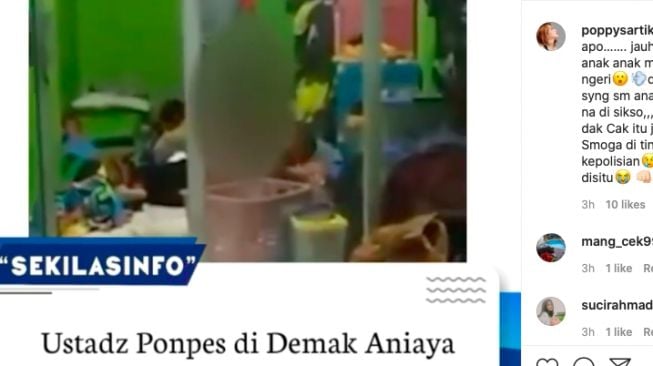 Ustadz Pesantren Mengamuk dan Aniaya Santri Karena Belum Tidur, Netizen Geram