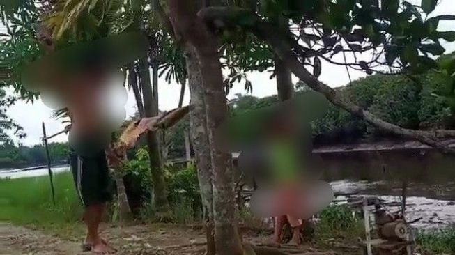 Viral Ayah di Jambi Lempar Anak ke Tepi Sungai, Sempat Dipukul Pakai Sandal