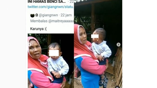 Viral Foto Bayi Penuh Luka Disebut Dibuang di Piggir Jalan (Twitter)