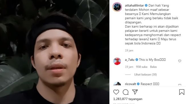 Unggahan Atta Halilintar [Instagram/@attahalilintar]