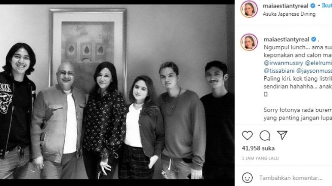 Unggahan Maia Estianty [Instagram/@maiaestiantyreal]