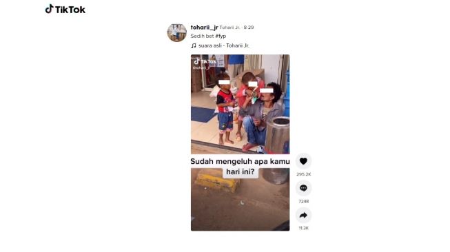 Kebahagiaan yang sangat sederhana. [TikTok]
