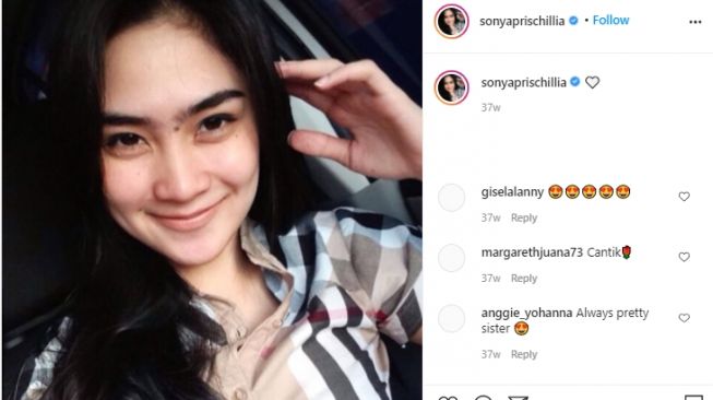 Potret Sonya Prischillia. [Instagram/sonyaprischillia]