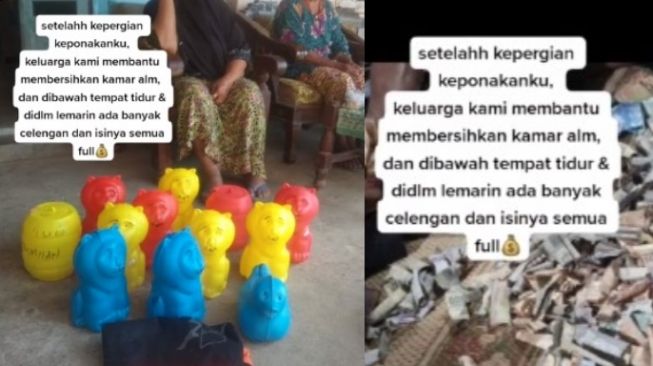 Keluarga Bongkar Celengan Keponakan yang Sudah Meninggal, Isinya Bikin Nangis Haru