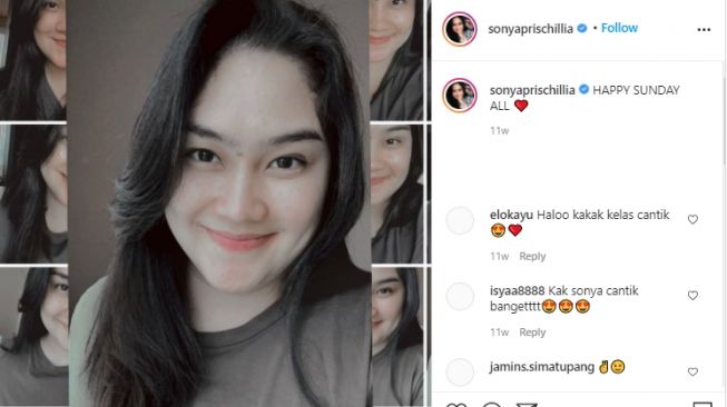 Potret Sonya Prischillia. [Instagram/sonyaprischillia]
