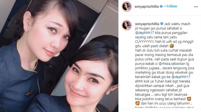 Potret Sonya Prischillia. [Instagram/sonyaprischillia]