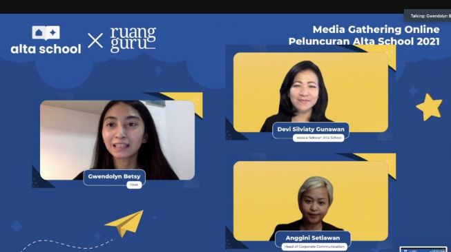 Alta School, Sekolah Online Interaktif untuk Pelajar PAUD dan SD Kini Hadir di Ruangguru