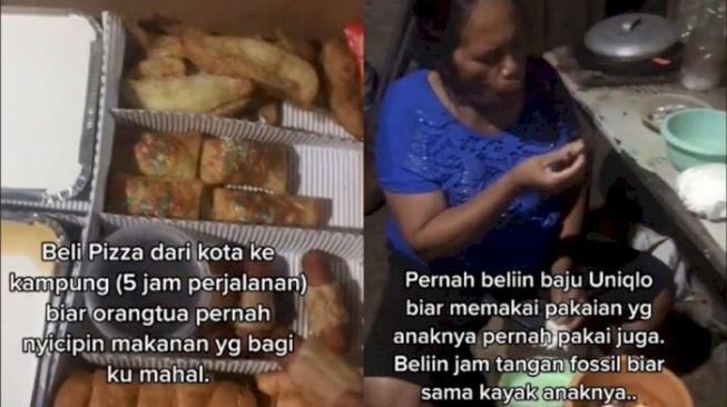 Haru, Pria Tempuh 5 Jam Perjalanan Demi Belikan Ibu Makanan Enak