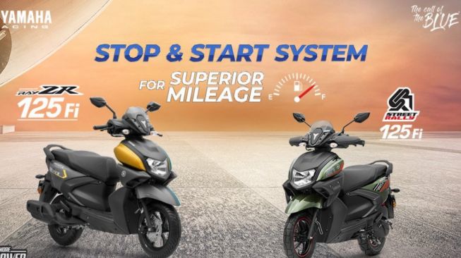 Penampakan lampu Yamaha RayZR 125 (Yamaha India)
